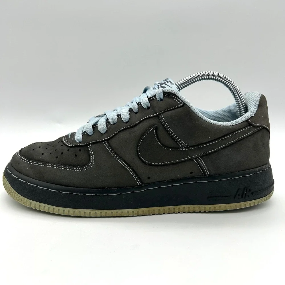 Nike Air Force 1 Low Sneakers Women Anthracite Ice‎ Blue Light Blue Shoes Y2K